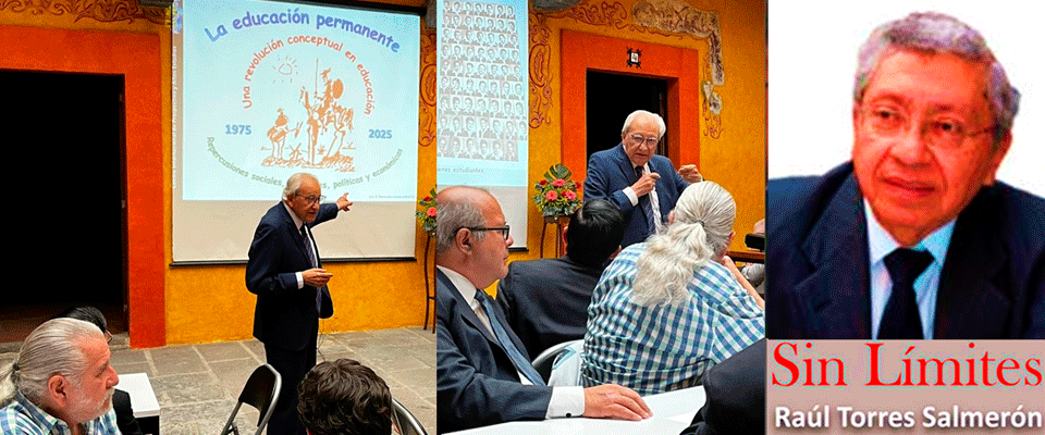 Don Luis Benavides cumple 70 años de ser maestro